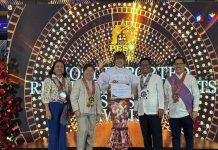 Iloilo City Public Employment Service Office manager Gabriel Felix Umadhay (center) receives the Best PESO in Western Visayas award from the Department of Labor and Employment at a ceremony in Iloilo City on May 15, 2025. Umadhay said they look forward to expanding the implementation of livelihood programs and making it more accessible under the incoming administration. PHOTO COURTESY OF PESO ILOILO CITY