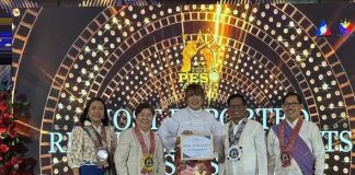 Iloilo City Public Employment Service Office manager Gabriel Felix Umadhay (center) receives the Best PESO in Western Visayas award from the Department of Labor and Employment at a ceremony in Iloilo City on May 15, 2025. Umadhay said they look forward to expanding the implementation of livelihood programs and making it more accessible under the incoming administration. PHOTO COURTESY OF PESO ILOILO CITY