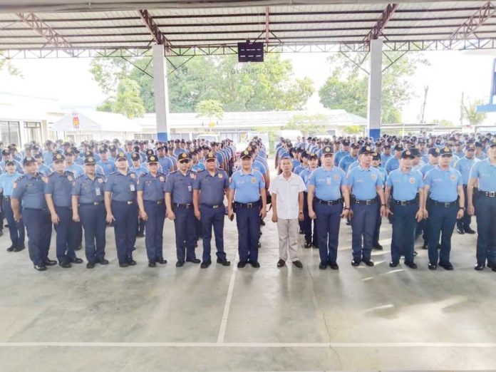 capiz-PPO-deploys-1 The Capiz Police Provincial Office holds a sendoff ceremony at Camp Teodorico C. Apil in Roxas City on Wednesday, May 7, 2025, as it deploys its personnel for the May 12 national and local elections.