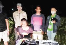 Alias “Acey” was arrested by the Station Drug Enforcement Team of the Estancia Municipal Police Station in Barangay Cano-an, Estancia, Iloilo on May 1, 2025. Police recovered around P867,476 worth of suspected shabu. PHOTO COURTESY OF IPPO