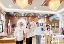 Officers of the Commission on Elections-Capiz officially proclaim Howard Guintu (second from right) as the elected representative of the province’s 1st District on May 13, 2025. PHOTO COURTESY OF BOMBO RADYO ROXAS