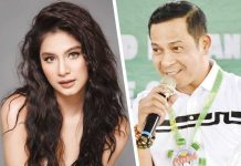 KIM RODRIGUEZ (left), GOV. DANIEL FERNANDO (right)