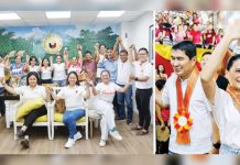 MAKABAYAN PANAY officers endorse Rep. Jam-Jam Baronda, leading vice mayoralty bet Love-Love Baronda, and Team Sulong Gugma councilors for their shared pro-poor and people-centered aspirations. Righ photo shows senatorial frontrunner Erwin Tulfo and Rep. Baronda. Tulfo is expected to attend Team Sulong Gugma’s miting de avance today, May 10.