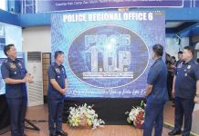 Philippine National Police chief General Rommel Francisco Marbil and top Police Regional Office 6 officials formally launch the “PRO6 ON T.O.P.” (Technology Oriented Policing) program during his visit to Camp Gen. Martin Teofilo B. Delgado in Iloilo City on May 27.