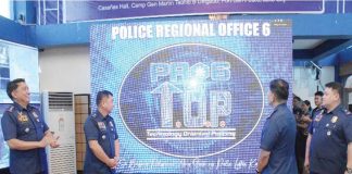 Philippine National Police chief General Rommel Francisco Marbil and top Police Regional Office 6 officials formally launch the “PRO6 ON T.O.P.” (Technology Oriented Policing) program during his visit to Camp Gen. Martin Teofilo B. Delgado in Iloilo City on May 27.