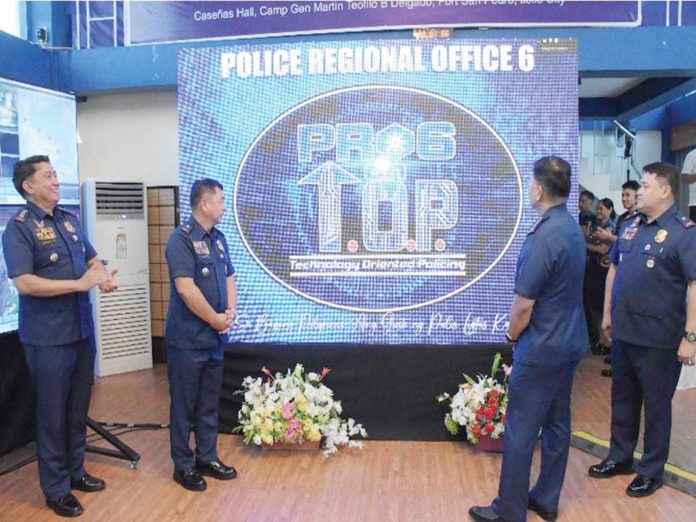 mai_marbil_last_visit_copy_resized Philippine National Police chief General Rommel Francisco Marbil and top Police Regional Office 6 officials formally launch the “PRO6 ON T.O.P.” (Technology Oriented Policing) program during his visit to Camp Gen. Martin Teofilo B. Delgado in Iloilo City on May 27.