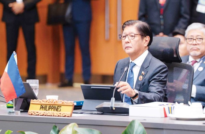 marcos-tariffs “Yet by working together, strengthening our institutions, and building the resilience and capacities of our people, we can better navigate this increasingly uncertain future and turn challenges into opportunities for shared growth and stability,” says President Ferdinand ''Bongbong'' Marcos Jr. PHOTO FROM PRESIDENTIAL COMMUNICATIONS OFFICE