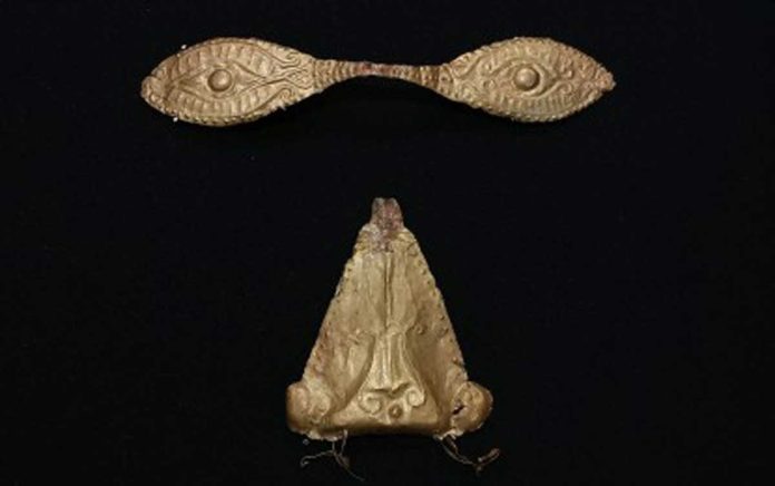 museum-heritage-month The Oton Gold Death Mask, a national cultural treasure, discovered in 1967, is currently on display at the National Museum of the Philippines (NMP) Iloilo City. PHOTO FROM NMP ILOILO
