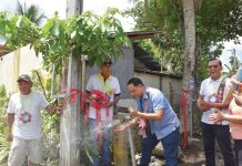Gov. Arthur Defensor Jr. leads the inauguration of P1.5-million water system project in Barangay Quinagaringan Grande, Passi City, Iloilo on May 27, 2025. ILOILO PROVINCIAL ENGINEER'S OFFICE PHOTO