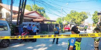 Photo shows the scene of the shooting incident in Barangay Mambulac, Silay City, Negros Occidental in the morning of the midterm elections on May 12, 2025. PHOTO COURTESY OF RMN DYHB BACOLOD 747
