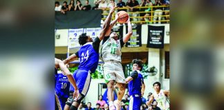 De La Salle University Green Archers’ Jacob Cortez attempts a basket. PHOTO COURTESY OF ASIABASKET