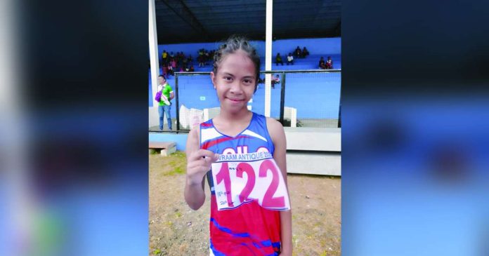 sports Ilongga_superimposed Trixia Arellano said her gold medal finish in Palarong Pambansa 2025 elementary girls 200-meter dash was a perfect birthday gift as she turned 11 years old on Tuesday. CONTRIBUTED PHOTO