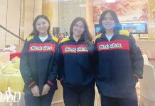Joan Marie Monares, Irah Jaboneta, and Niña Ytang. PHOTO COURTESY OF UP