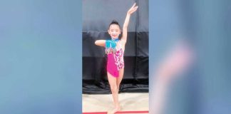 Sheena Jillianne Chua Ty, originally from Bacolod City but now representing Olongapo City in the ongoing Palarong Pambansa, bagged gold medals in elementary girls rhythmic gymnastics free hand, rope, hoop, ball, and individual all-around before settling for silver in the team category. CONTRIBUTED PHOTO