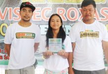 Katryn Bugna stunned top seed Nadine Seno with a commanding 6-2, 6-0 victory to rule the 14-and-under category of the Lapu-Lapu City National Junior Tennis Championships. PHOTO COURTESY OF PPS