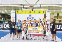 Members of the Calinog National High School girls’ 3x3 basketball team. PHOTO COURTESY OF SBP