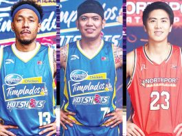 Calvin Abueva, Jerrick Balanza, and William Navarro. PBA PHOTO