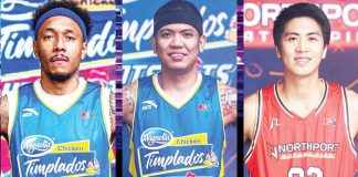 Calvin Abueva, Jerrick Balanza, and William Navarro. PBA PHOTO