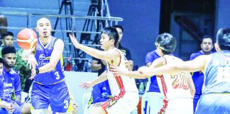 Paul Lee sparks Magnolia Chicken Timplados Hotshots’ win over NorthPort Batang Pier. PBA PHOTO