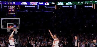 Jalen Brunson and New York Knicks advance to NBA Eastern Conference finals after dethroning Boston Celtics. ESPN PHOTO