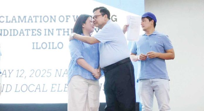 trenas-raisa A FATHER’S PRIDE. Outgoing Mayor Jerry Treñas warmly congratulates his daughter, Inday Raisa Treñas-Chu, following her official proclamation as Iloilo City’s first elected female mayor. The heartfelt exchange reflects not just a personal milestone but also a historic transition in the city's leadership.