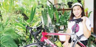 Rhea Jagunap is the president of the Leganes Bikers Club, the Iloilo Women Cycling Club, and United Bikers in Iloilo.