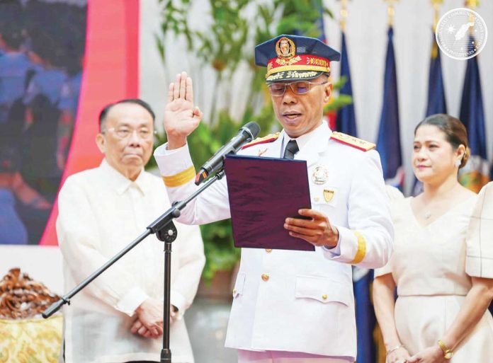 Newly appointed Philippine National Police chief, Police General Nicolas Torre III, vows to enhance the police service by cleansing its ranks, intensifying the anti-drug campaign, and strengthening police presence in communities to help prevent crime. PCO