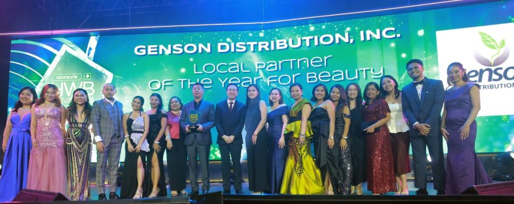 Genson Distribution, Inc. – Consumer Health was named Local Parner of the Year for Beauty at the Watsons HWB Awards 2025