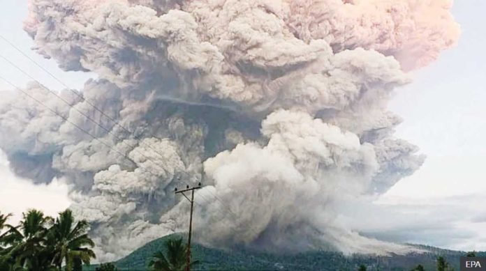 Indonesia_copy_resized Lewotobi Laki-Laki began spewing volcanic materials on Tuesday. EPA