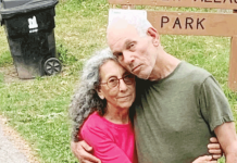 Judi Weinstein Haggai and her husband Gadi HaggaiIris Haggai were killed during Hamas’ attack on Kibbutz Nir Oz in October 7, 2023. IRIS HAGGAI/PA WIRE