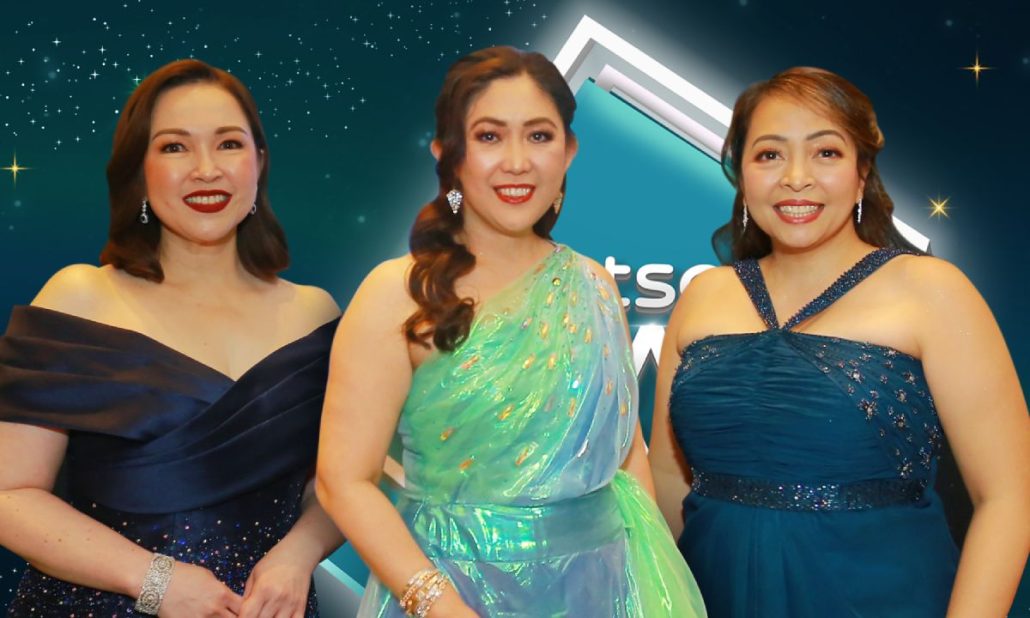 (L-R) Kim C. Reyes, Beauty Business and Commercial Services Director; Joweeh B. Liao, Finance, Property Development, and Health Business Unit Director; and Lovenna B. Cadano, O+O Business Head and CRM Director.