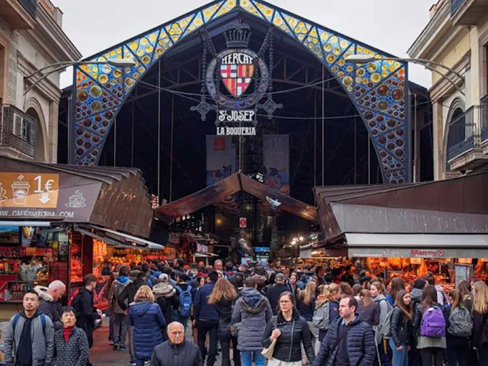 Mercato-La-Boqueria,-Barcelona Mercato de la Boqueria