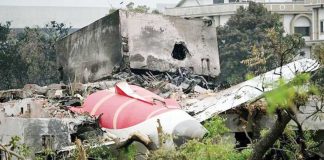 These are debris of the Air India plane that crashed in a residential area near the airport in Ahmedabad. AFP VIA GETTY IMAGES