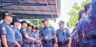 PHILIPPINE National Police chief General Nicolas Torre III leads a command conference with regional directors and key officers of Police Regional Office 6 and 7, and the newly created Negros Island Region at Caseñas Hall, Camp Gen. Martin Teofilo B. Delgado, Fort San Pedro, Iloilo City on June 14 — a strategic move in advancing the PNP’s proactive policing agenda in the Visayas. PHOTOGRAPH COURTESY OF PNP/FB