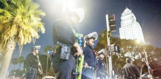 National Guard troops and Marines guard Los Angeles, California to quell protests triggered by immigration raids.