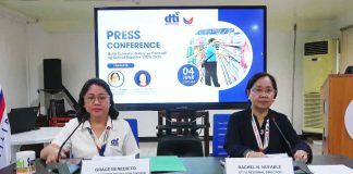 Department of Trade and Industry Regional Director Rachel N. Nufable and Consumer Protection Division Chief Grace Benedicto present the 2025 “Gabay sa Pamimili ng School Supplies” during a press conference on June 4, 2025. The guide outlines suggested retail prices for essential school items. NELJOY N. GALIGAO/PN