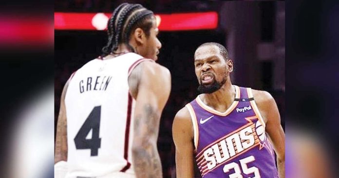 durant Kevin Durant and Filipino-American Jalen Green switched teams following a trade between Phoenix Suns and the Houston Rockets. GETTY IMAGES