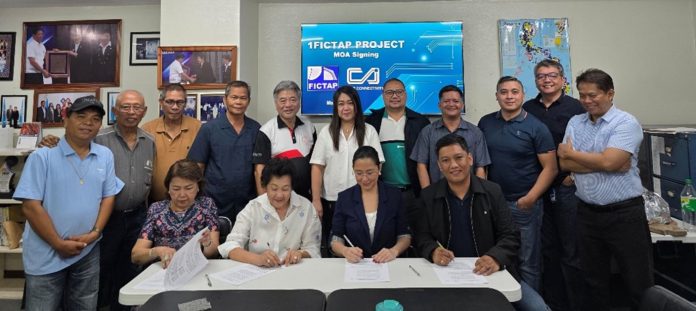 fictap1 (1) Standing (L-R): Fernando M. Penson – Chair, Technical Group, Jose G. Delmendo – Director, Rolando R. Olog – Auditor, Dionisio O. Jalbuena – Director, Atty. Eusebio K. Lee – Treasurer, Liezl Lim-Gregorio – Board Secretary, Mark Terania – Converge ICT Solutions, Inc., Don Borbor – Chase Connectivity, Joseph R. Bejerano – Press Relation Officer, Lyrylle Go – Director, Atty. Roberto M. Jocom Jr. – Director; Seated (L-R): Cecilia M. Dy, Ph.D. –Vice Chair Luzon, Estrellita "Neng" Juliano-Tamano – National Chair, Gemma Atayde and Dave Aranjuez – Chase Connectivity