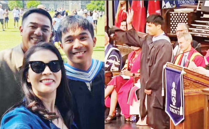 gelli-son_copy_resized Gelli de Belen and Ariel Rivera attend the graduation ceremony of their son Julio Ariel Rivera. @GELLIDEBELEN/INSTAGRAM PHOTOS