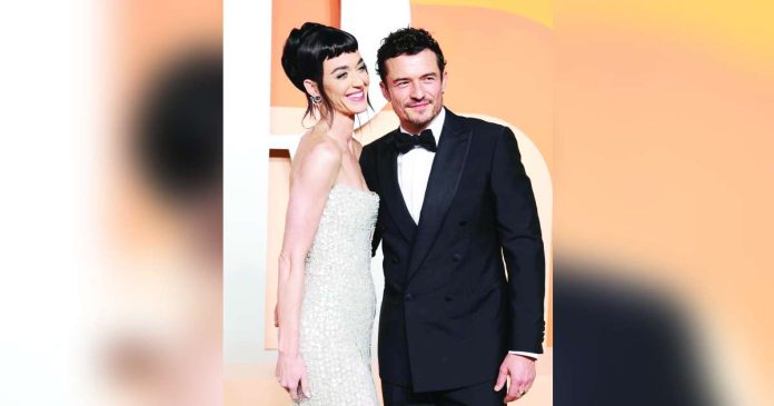 Katy Perry and Orlando Bloom. GETTY IMAGES