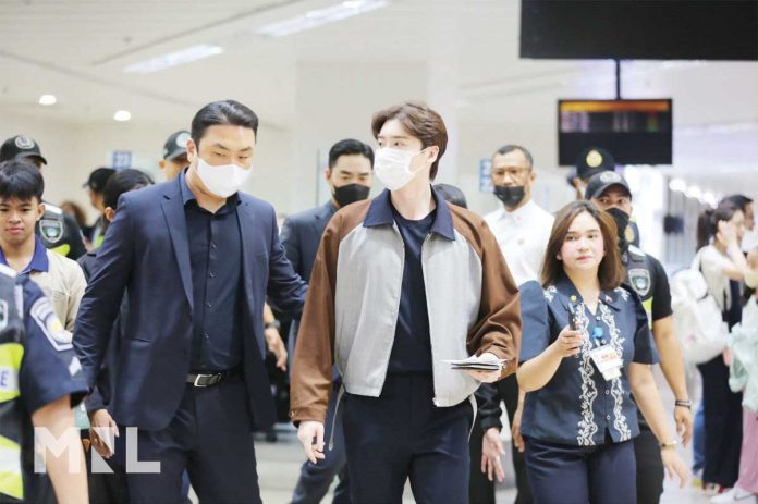 The Department of Tourism’s move to increase security for foreign visitors in the country helped in boosting the tourist arrival numbers. File photo shows South Korean actor Lee Jong Suk arriving at NAIA Terminal 1 on April 15, 2023. MANILA INTERNATIONAL AIRPORT AUTHORITY PHOTO