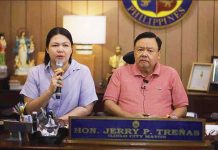 Mayor-elect Raisa Treñas Chu (left) will officially assume office on July 1. She is currently forming her own team. According to her father, outgoing Mayor Jerry Treñas (right), his daughter has full discretion over whether to retain or replace any of his executive assistants. ILOILO CITY MAYOR’S OFFICE PHOTO
