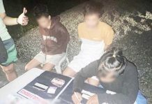 Police arrested two men tagged as high-value targets and seized suspected shabu with an estimated value of P340,000 early Wednesday morning, June 4, in Barangay Bolilao, Mandurriao, Iloilo City. ICPO PHOTO