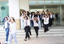 Capitol personnel evacuate the Iloilo Provincial Government building during a full-scale earthquake drill on June 24, 2025, simulating a 6.9-magnitude tremor with multiple casualties as part of intensified disaster preparedness efforts. AJ PALCULLO/PN