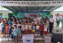 Iloilo prov’l gov’t rallies behind remote schools in ‘Brigada Eskwela’ kickoff Learners and teachers of Tubigan Elementary School in Barangay Talauguis, Zarraga, Iloilo pose with school supplies and equipment donated through the Brigada Eskwela initiative, as part of the Iloilo provincial government’s support to improve learning conditions in remote communities. CAPITOL PHOTO