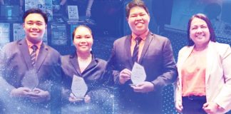 The Aedes Avengers of Santa Barbara National Comprehensive High School — composed of Roy Benedict U. Salanatin, Monica S. Gerona, and Res John T. Senibalo — pose with their mentor Dr. Maria Bella M. Vijar after being hailed Asia-Pacific grand champions in the Dengue Slayers Challenge 2.0 at the 8th Asia Dengue Summit in Manila. Their science-based, community-driven approach to dengue prevention brought pride to Iloilo and the Philippines on the international stage. PHOTO BY THE SCHOOLS DISTRICT OF STA. BARBARA, ILOILO