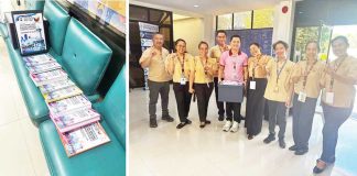 The Provincial Population Office of Iloilo displays their award-winning entries (left) that led to clinching first place in the 2025 Rafael M. Salas Kaunlarang Pantao Awards for the Western Visayas Provincial Category. At right, the triumphant team celebrates the victory that earned Iloilo the honor of representing Western Visayas at the national level. ILOILO PROVINCIAL POPULATION OFFICE PHOTO