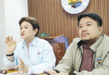 Iloilo Provincial Health Officer Dr. Maria Socorro Quiñon and Dr. Rodney Labis discuss the province’s rabies control efforts and the strain on vaccine supply during a press briefing at the Iloilo Provincial Capitol.