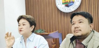 Iloilo Provincial Health Officer Dr. Maria Socorro Quiñon and Dr. Rodney Labis discuss the province’s rabies control efforts and the strain on vaccine supply during a press briefing at the Iloilo Provincial Capitol.