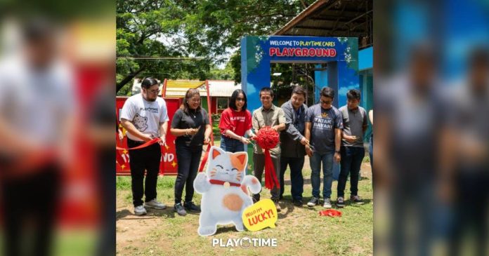 playtime1 (L-R) Enrico Navarro, PlayTime Media Coverage Lead, Vangie Sesma, GK Partnership Manager, Krizia Cortez, PlayTime Director of Public Relations, Dan Bercasio, GK Executive Director, January Sabale, PlayTime Senior Manager for Public Relations, Nico Navida, GK Cavite Area Development Coordinator, Mark Gomez, GK Calabarzon Area Team Leader